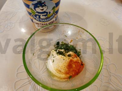 Koldūnai su grikiais grietinėlės padaže Žingsnis 9