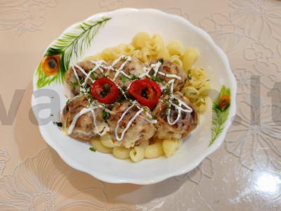 Koldūnai su grikiais grietinėlės padaže Žingsnis 16