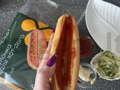 Karštas šuo su dešrelėmis ir kopūstais Žingsnis 1