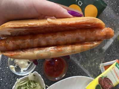 Karštas šuo su dešrelėmis ir kopūstais Žingsnis 4