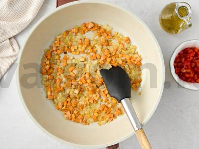 Daržovių troškinys su baklažanais ir cukinijomis Žingsnis 6