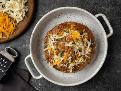 Sūrio-česnakinis duona Žingsnis 4