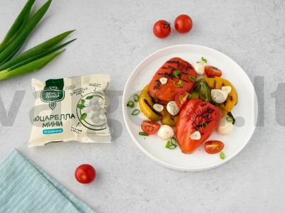 Kepti daržovės su mocarela pagrindine nuotrauka