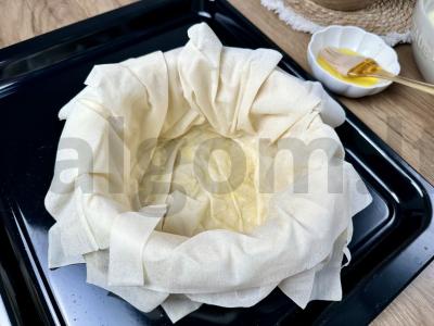 Filo tešlos sūrio pyragas Žingsnis 3