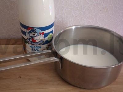 Kremas-karamelė arba karamelinis flanas Žingsnis 4