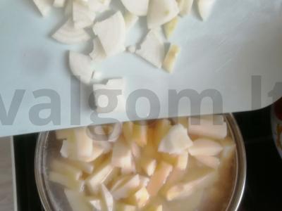 Žuvienė su krapais ir daržovėmis Žingsnis 3