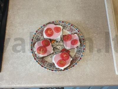 Karšti sumuštiniai su borodino duona ir parmezanu Žingsnis 4