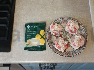 Karšti sumuštiniai su borodino duona ir parmezanu Žingsnis 5