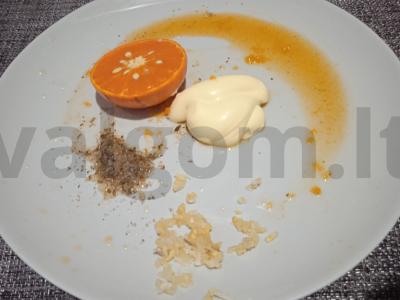 Kepta vištiena mandarinų-česnako marinate Žingsnis 2