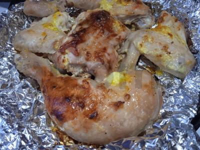 Kepta vištiena mandarinų-česnako marinate Žingsnis 6