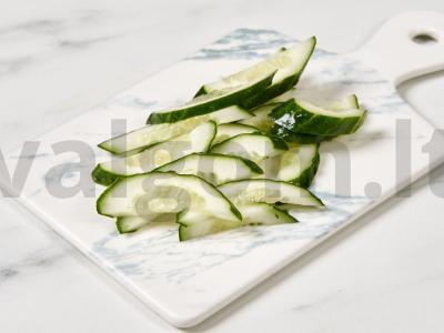 Salotas „Mano žuvis“ iš menkės ir kopūstų Žingsnis 5