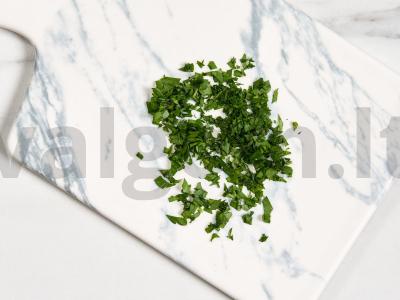 Salotas „Mano žuvis“ iš menkės ir kopūstų Žingsnis 6