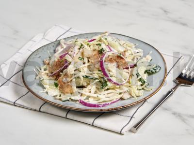 Salotas „Mano žuvis“ iš menkės ir kopūstų pagrindine nuotrauka