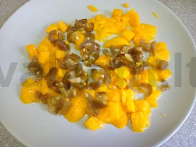 Mango salotas su marinuotais jalapeño pipirais Žingsnis 2