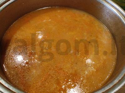 Skaniausias raugintų agurkų sriuba su bulguru Žingsnis 6