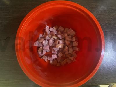 Bulvės su vištienos faršu ir kumpiu Žingsnis 4