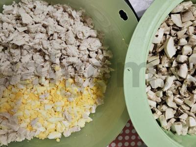 Kiaulienos ir grybų tartaletės Žingsnis 3