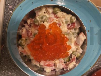 Salotas „Žuvies laimė“ Žingsnis 5