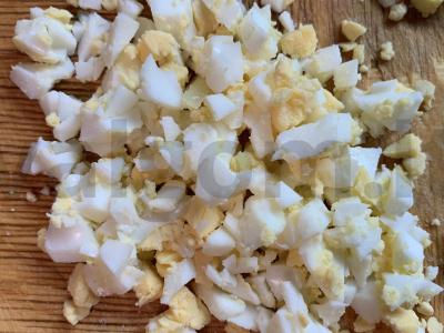 Salotas „Silkė po kailiu“ su garstyčių padažu Žingsnis 2