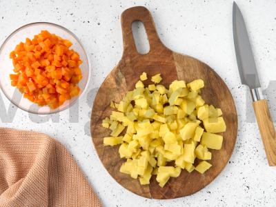 Olivje pagal sovietų receptą Žingsnis 4