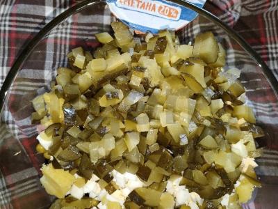 Salotas su rūkytomis dešromis „Skonio šventė“ Žingsnis 2