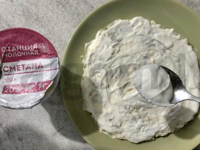 Švelni silkių salotos su obuoliais ir sūriu Žingsnis 2