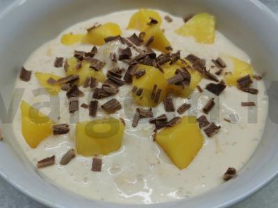 Mango ir ledų desertas pagrindine nuotrauka