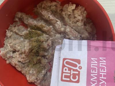 Faršo lizdai orkaitėje Žingsnis 2