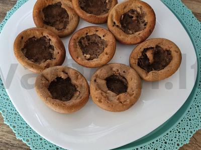 Mafinas su braškių džemu desertui Žingsnis 7