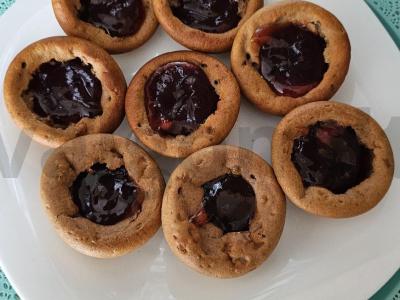 Mafinas su braškių džemu desertui Žingsnis 8