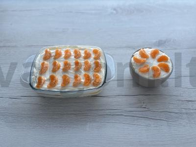 Mandarinų tiramisu Žingsnis 8