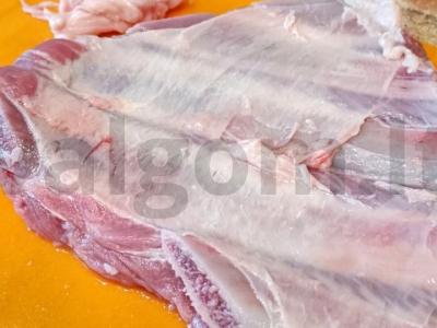 Kiaulienos šonkauliai su medaus-garstyčių glazūra Žingsnis 1