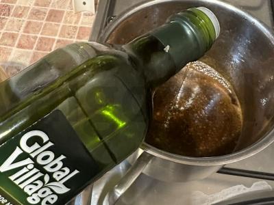 Kiaulienos šonkauliai su medaus-garstyčių glazūra Žingsnis 9