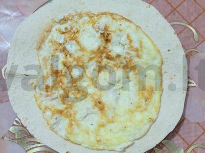 Sotūs pusryčiai iš tortilijos Žingsnis 2