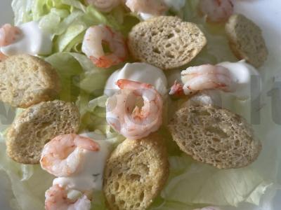 Salotas „Julius“ su krevetėmis Žingsnis 6