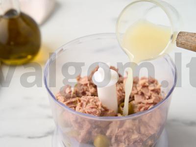 Tuno ir alyvuogių paštetas Žingsnis 2