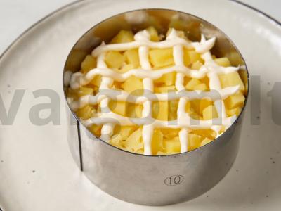 Salotas „Venecija“ su džiovintais abrikosais Žingsnis 7