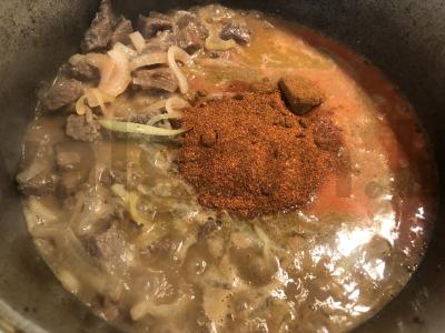 Mėsos troškinys su jautiena Žingsnis 5