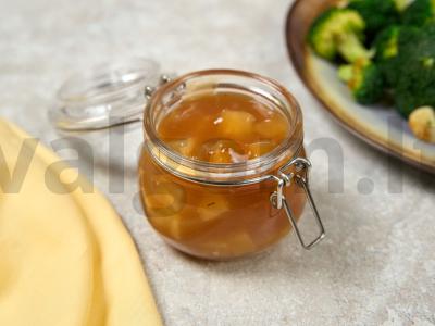 Rūgščiai saldus padažas mėsai pagrindine nuotrauka