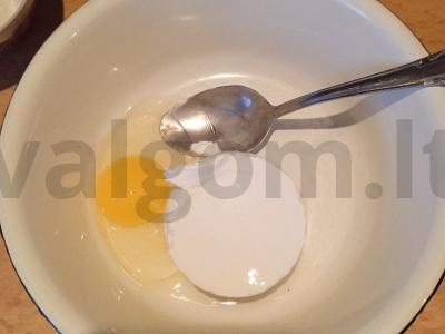 Ricottos su manų kruopomis ir graikišku jogurtu Žingsnis 2