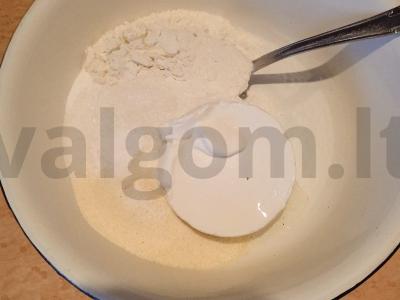 Ricottos su manų kruopomis ir graikišku jogurtu Žingsnis 5