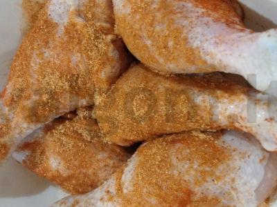 Skani vištienos blauzdelė su alumi ir garstyčiomis Žingsnis 1