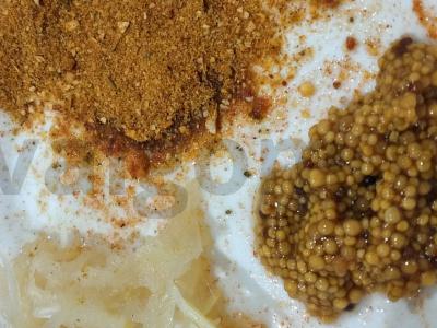 Skani vištienos blauzdelė su alumi ir garstyčiomis Žingsnis 4