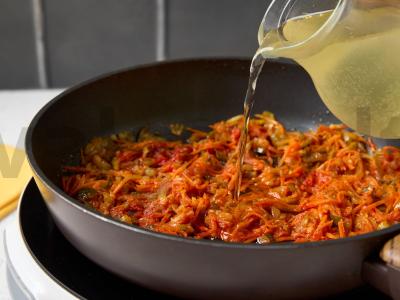 Vegetariška solyanka su pupelėmis Žingsnis 5