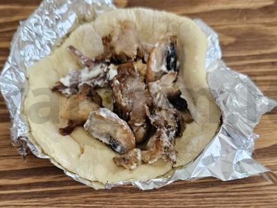 Mini quiche su troškiniu ir grybais Žingsnis 4