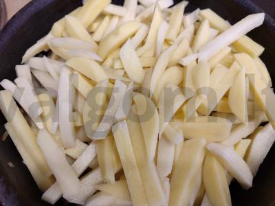 Kepta bulvė su pievagrybiais ir svogūnais Žingsnis 6