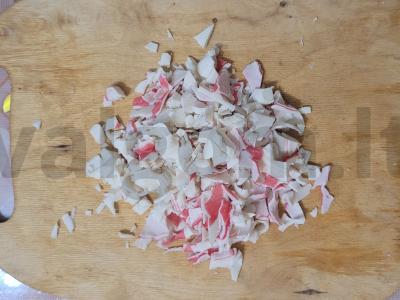 Sotūs krabų salotos su pupelėmis Žingsnis 2