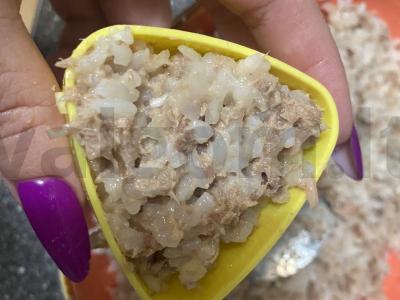 Onigiri su tunu ir svogūnais Žingsnis 5