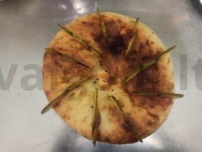 Gruziniškas lavašas su varške ir marinuotu agurku Žingsnis 3