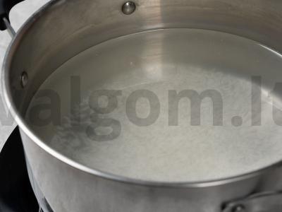 Sriuba su alyvuogėmis Žingsnis 1